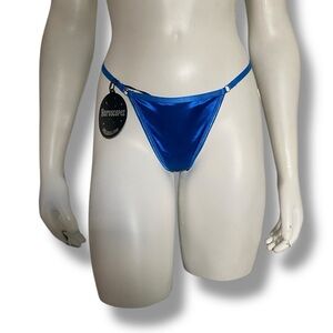 DollsKill | NWT’s Y2K blue bedazzled charm Horoscopez thong